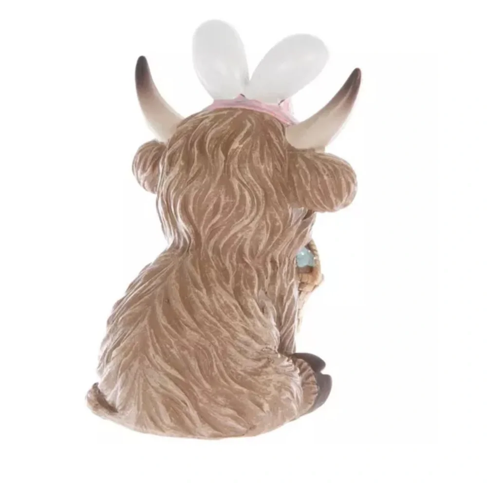 New! Adorable Highland Cow Easter Figurines Set from Hobby Lobby Spring 2026